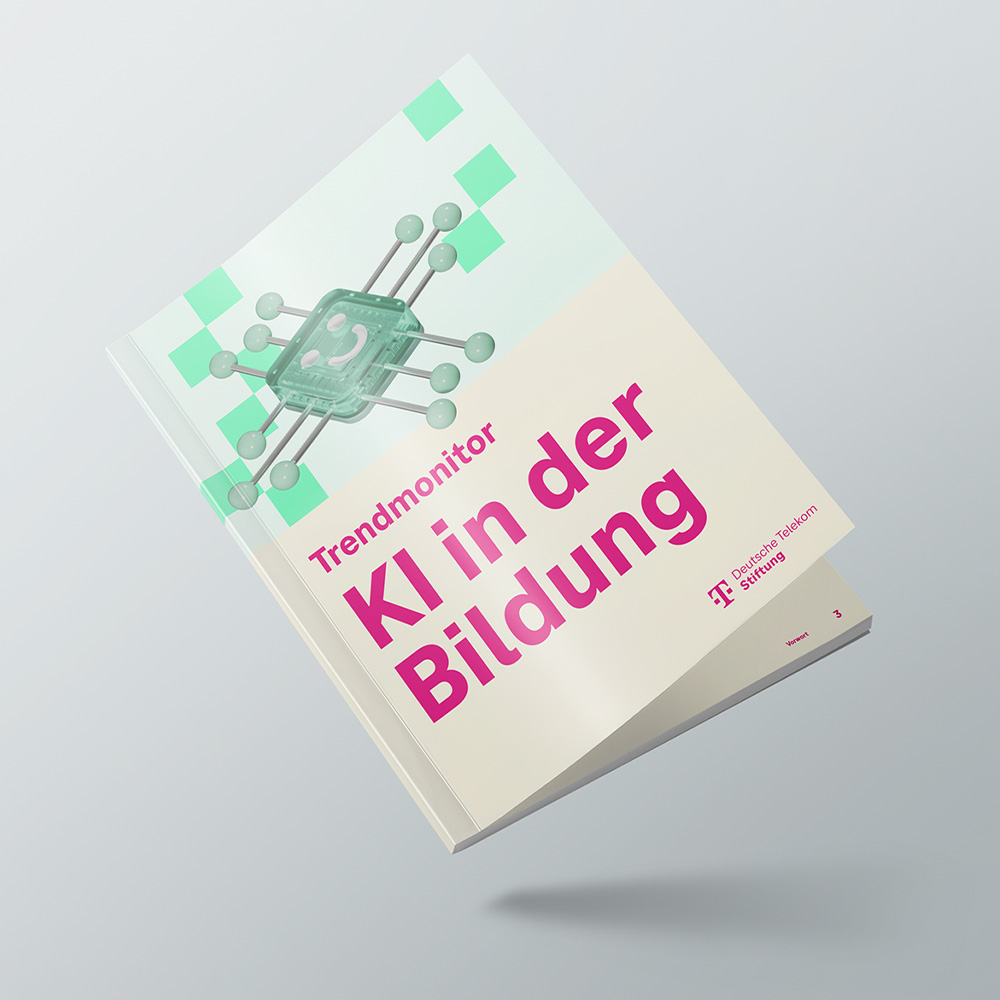 Eine Abbildung des Trendmonitors schwebt in der Luft